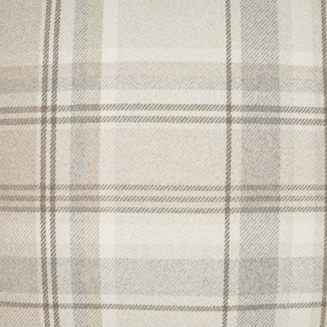 D.V. KAP HOME   24" x 24" Tartan Pillow - Buff Plaid - Check, Traditional, Farmhouse    - 3671-B-2424