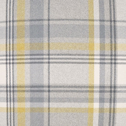 D.V. KAP HOME   24" x 24" Tartan Pillow - Charcoal Plaid - Check, Traditional, Farmhouse    - 3671-C-2424
