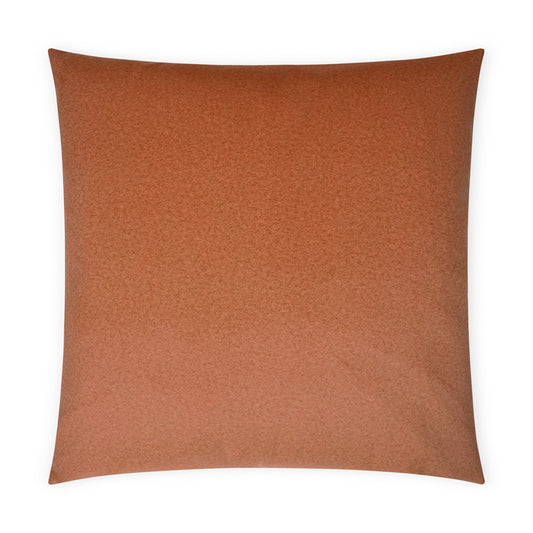 D.V. KAP HOME   24" x 24" Merino Pillow - Coral Solid, Transitional    - 3672-C-2424