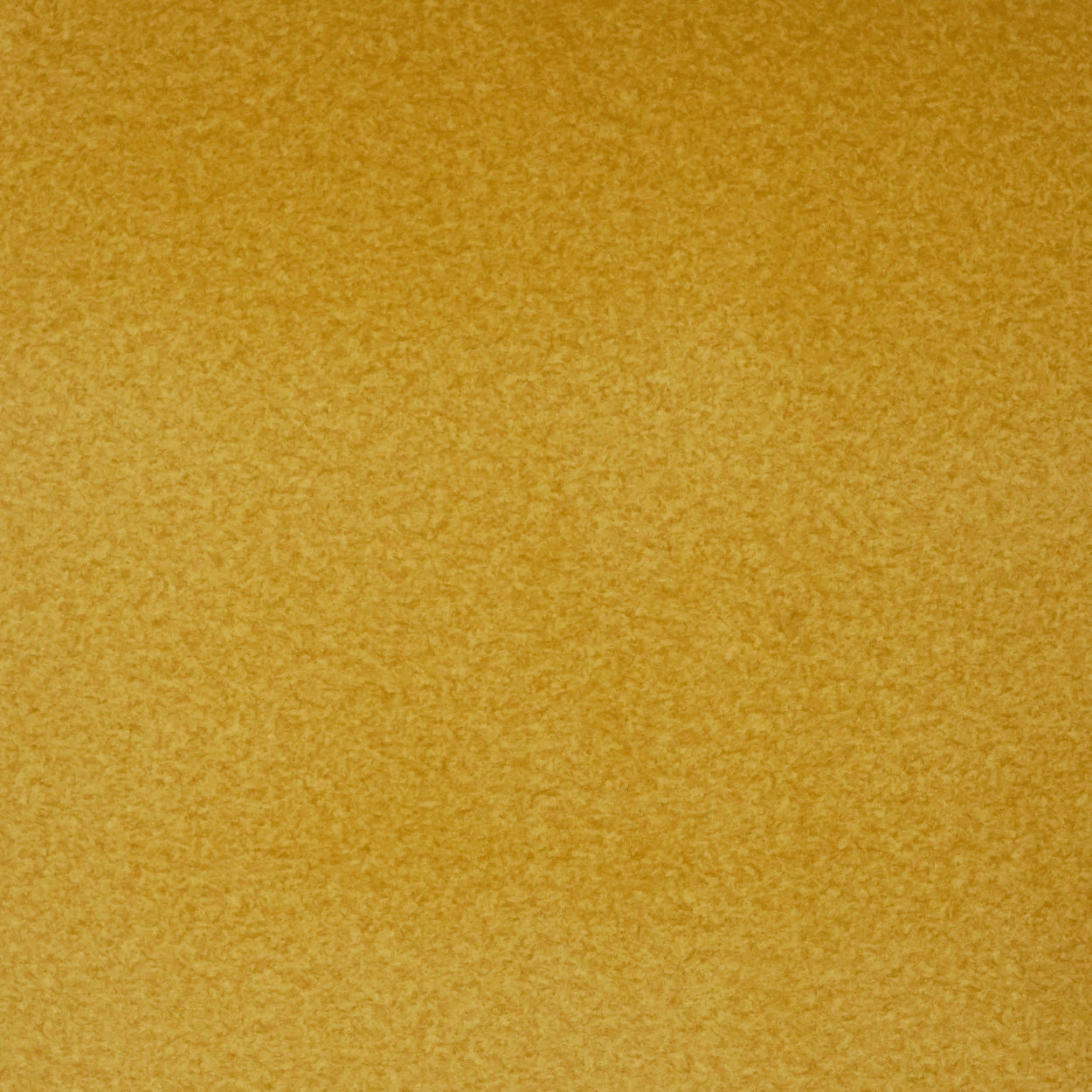 Golden yellow fabric swatch with soft velvety texture, upholstery or craft use.