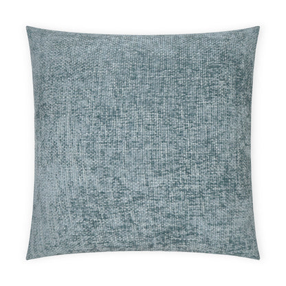 D.V. KAP HOME   24" x 24" Norse Pillow - Blue Solid, Textured, Transitional    - 3674-B-2424