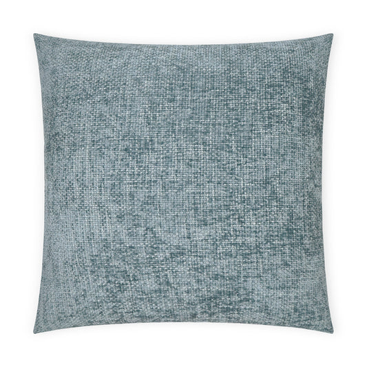 D.V. KAP HOME   24" x 24" Norse Pillow - Blue Solid, Textured, Transitional    - 3674-B-2424