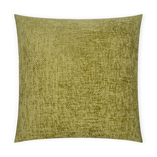 D.V. KAP HOME   24" x 24" Norse Pillow - Moss Solid, Textured, Transitional    - 3674-M-2424