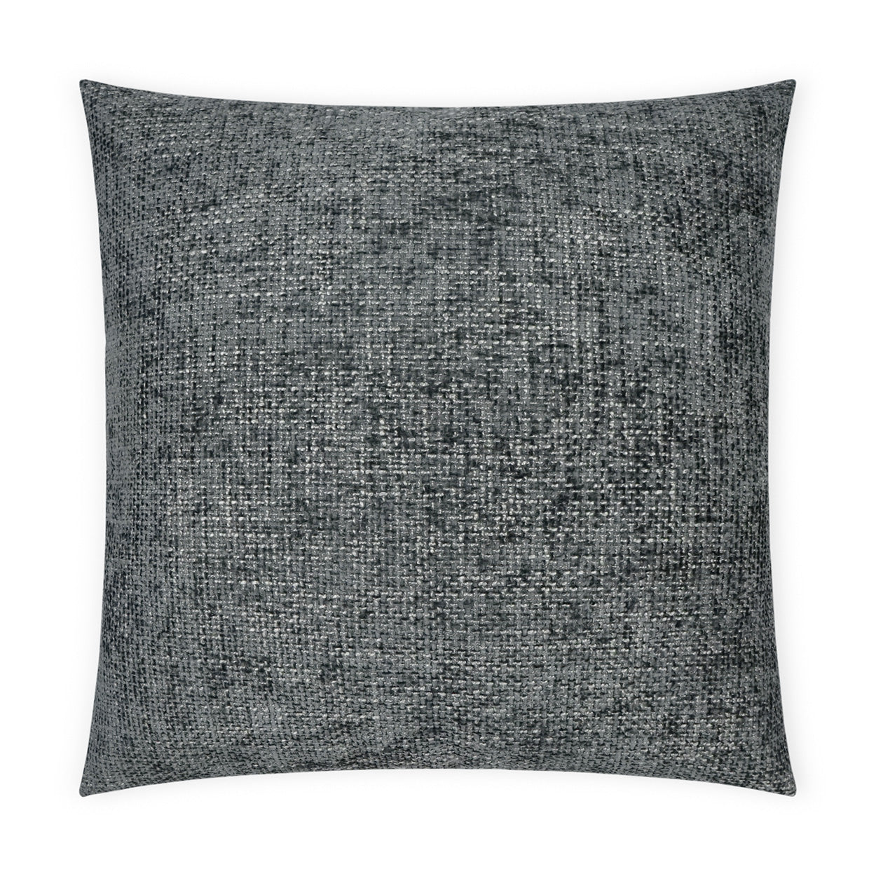 D.V. KAP HOME   24" x 24" Norse Pillow - Slate Solid, Textured, Transitional    - 3674-S-2424