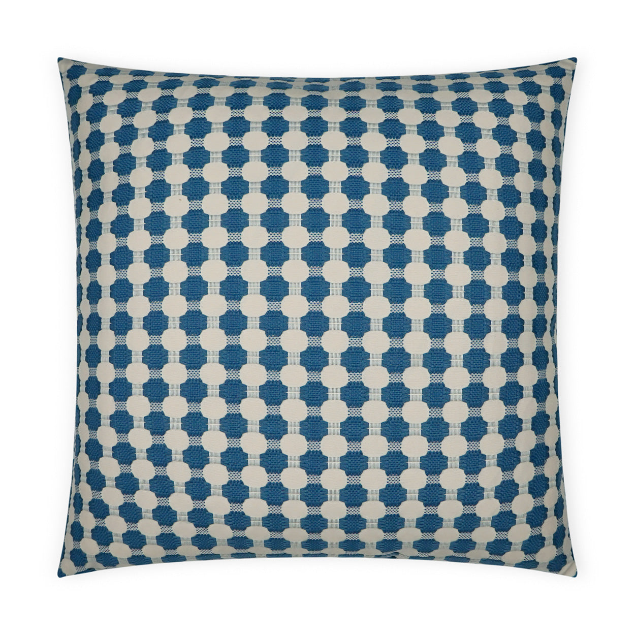 D.V. KAP HOME   24" x 24" Cypress Pillow - Blue Traditional    - 3675-B-2424