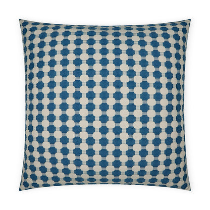D.V. KAP HOME   24" x 24" Cypress Pillow - Blue Traditional    - 3675-B-2424