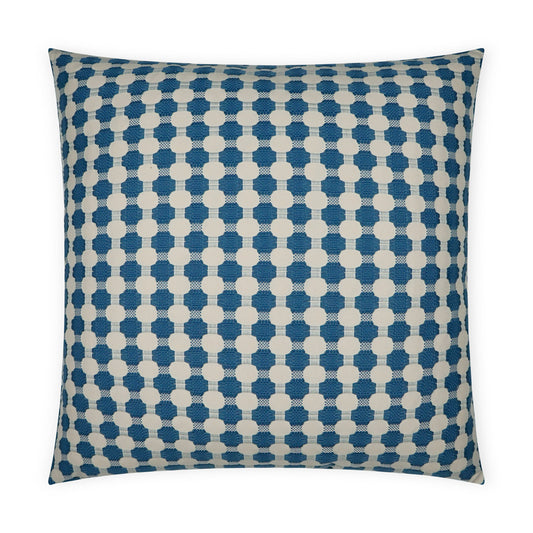 D.V. KAP HOME   24" x 24" Cypress Pillow - Blue Traditional    - 3675-B-2424