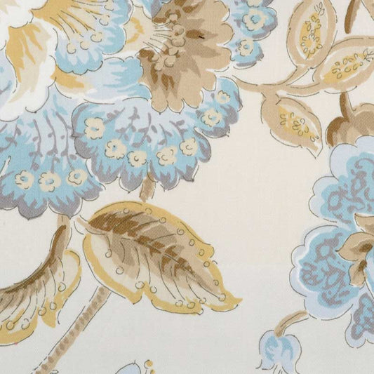 Duralee 72085 | 50-Natural/Blue  Print     - 367692