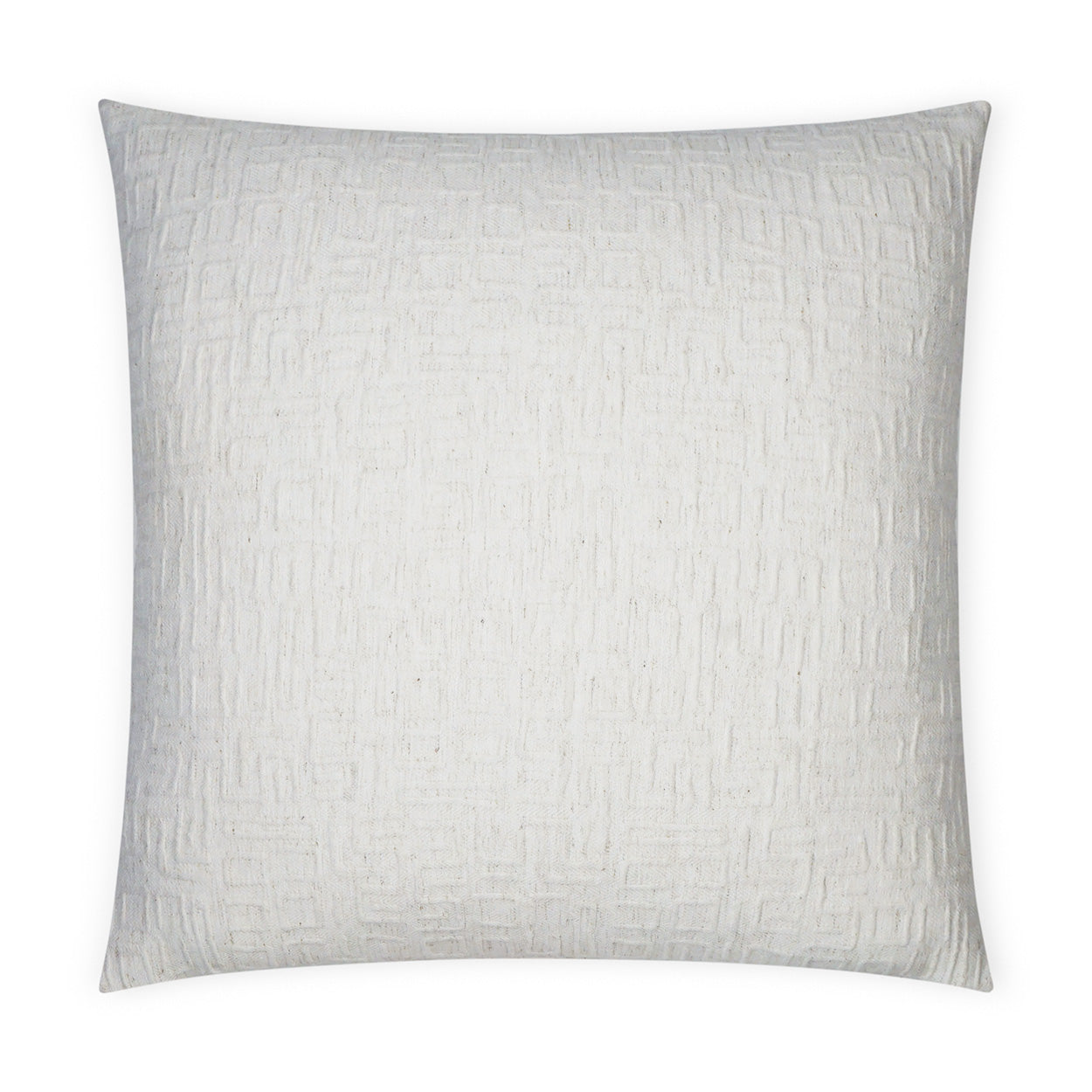 D.V. KAP HOME   24" x 24" Dustin Pillow Solid, Textured, Transitional    - 3683-2424