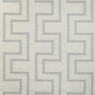 KRAVET DESIGN EMBROIDERY GEOMETRIC GREY,LIGHT GREY,GREY   - 36844.11.0