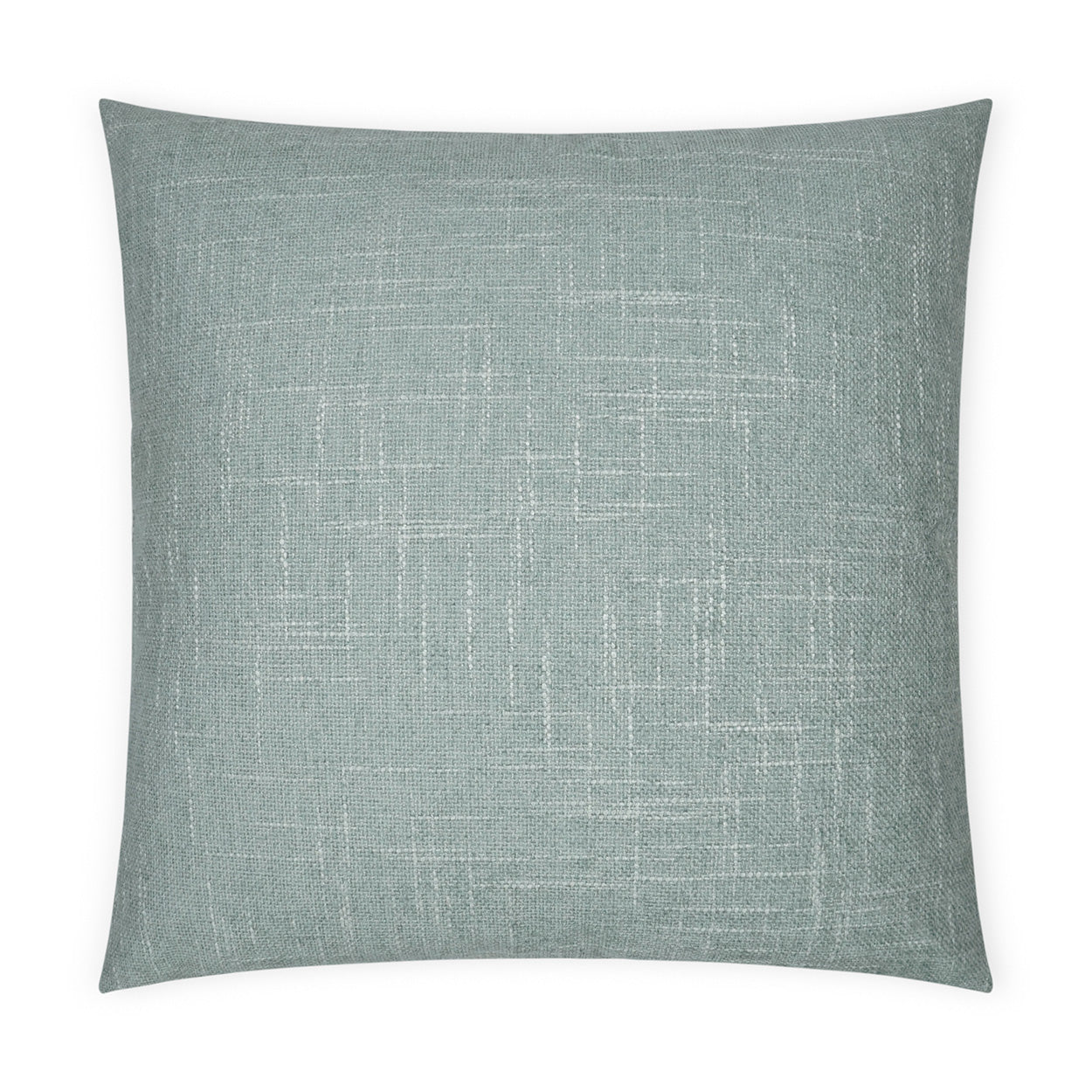 D.V. KAP HOME   24" x 24" Zareen Pillow - Mist Solid, Textured, Transitional    - 3685-M-2424