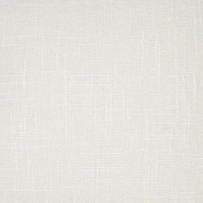 Vanilla solid linen pillow with a subtle crosshatch weave, 24" x 24