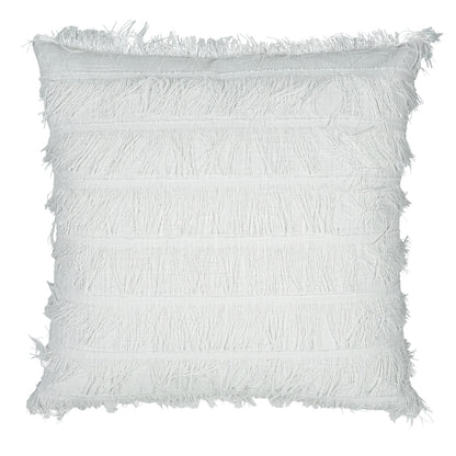 D.V. KAP HOME   24" x 24" Frangia Pillow Solid, Textured, Global, Glam    - 3686-2424