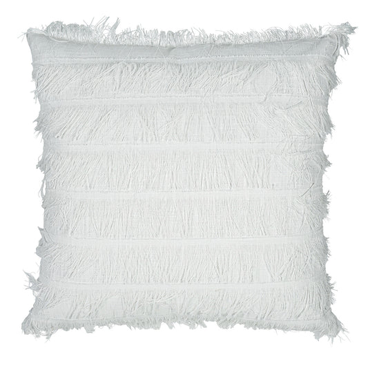 D.V. KAP HOME   24" x 24" Frangia Pillow Solid, Textured, Global, Glam    - 3686-2424