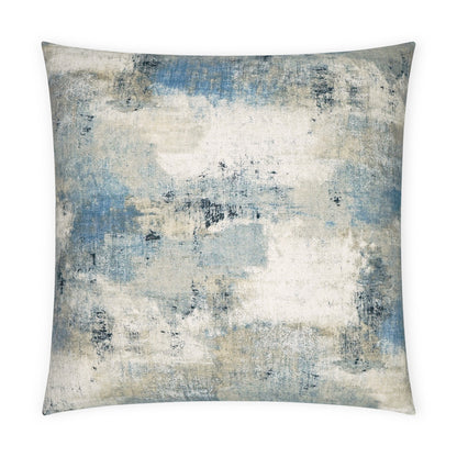 D.V. KAP HOME   24" x 24" Antalya Pillow - Denim Abstract    - 3687-D-2424