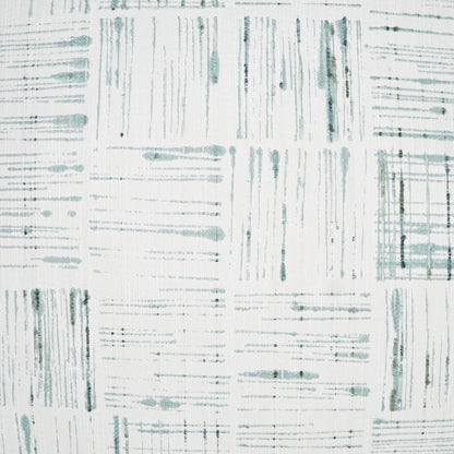 D.V. KAP HOME   24" x 24" Line Up Pillow - Aqua Abstract    - 3688-A-2424