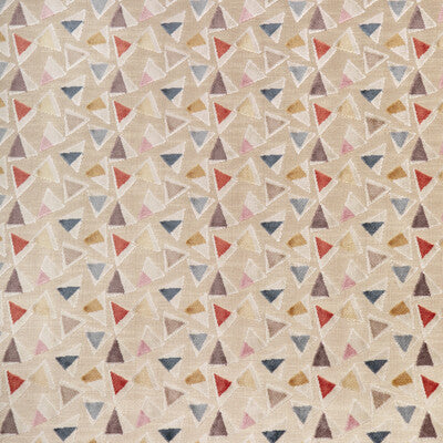 KRAVET DESIGN VELVET GEOMETRIC BEIGE,MULTI,   - 36887.516.0