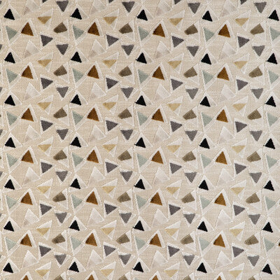 KRAVET DESIGN VELVET GEOMETRIC BEIGE,MULTI,BROWN   - 36887.616.0