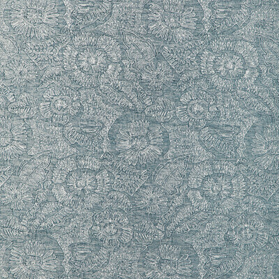 KRAVET COUTURE CHENILLE BOTANICAL & FLORAL BEIGE,SPA,BLUE   - 36889.5.0