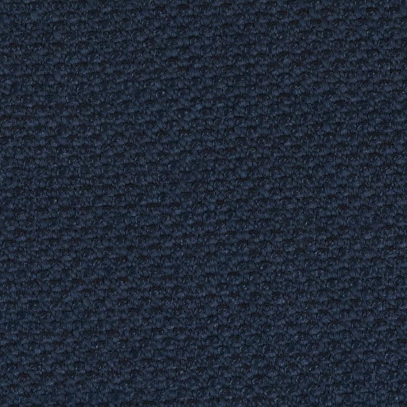 Dark navy blue textured upholstery fabric with a tight looped weave.