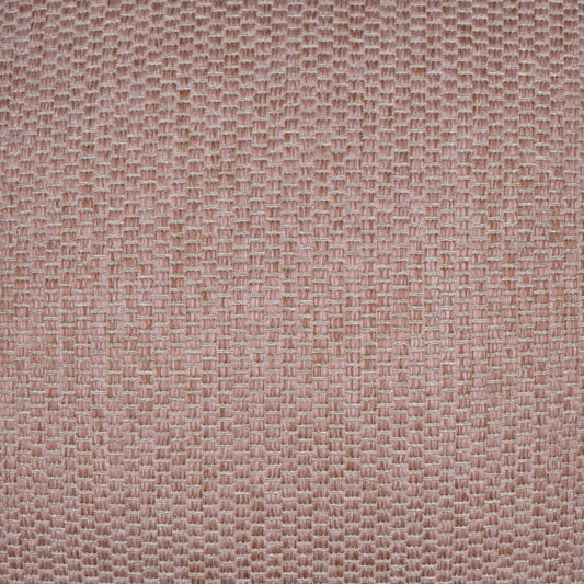 Peach-pink woven fabric with a small grid texture, soft matte finish, suitable for upholstery or garments.