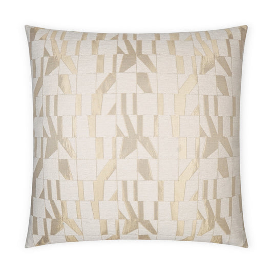 D.V. KAP HOME   24" x 24" Duved Pillow Glam, Geometric    - 3693-2424