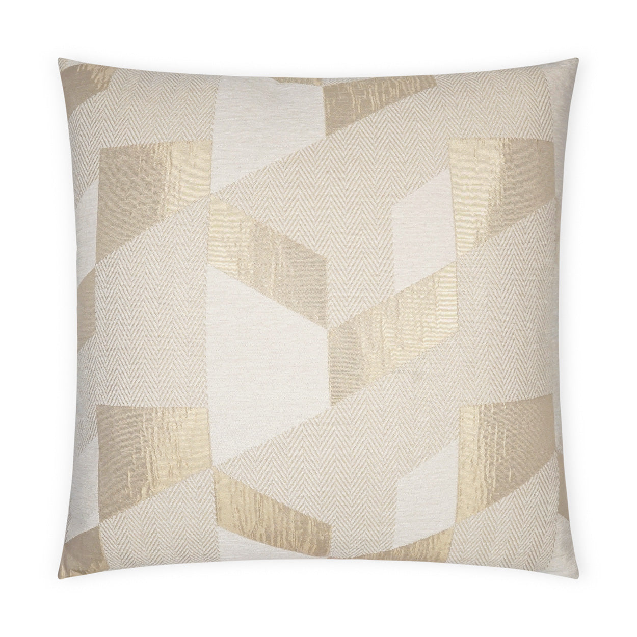 D.V. KAP HOME   24" x 24" Noren Pillow Glam, Geometric    - 3694-2424