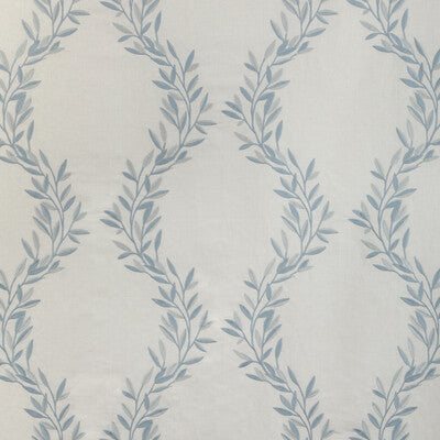 KRAVET DESIGN EMBROIDERY BOTANICAL & FLORAL LIGHT BLUE,BLUE,   - 36942.15.0