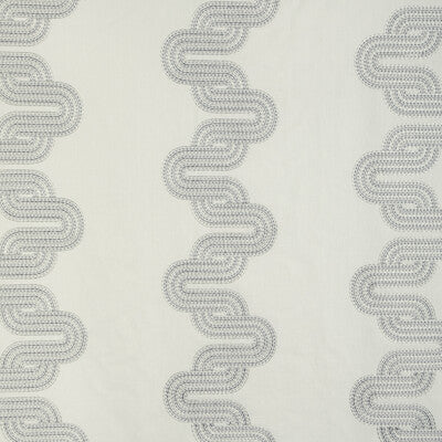 KRAVET DESIGN EMBROIDERY MODERN GREY,,GREY   - 36943.11.0