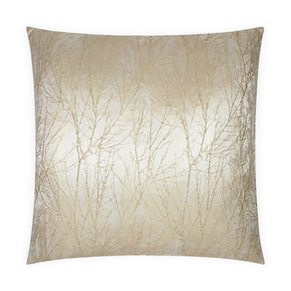 D.V. KAP HOME   24" x 24" Twiggy Pillow - Golden Glam, Floral    - 3695-G-2424