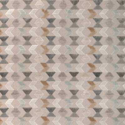 KRAVET DESIGN VELVET TEXTURE BEIGE,GREY,BEIGE   - 36979.1611.0