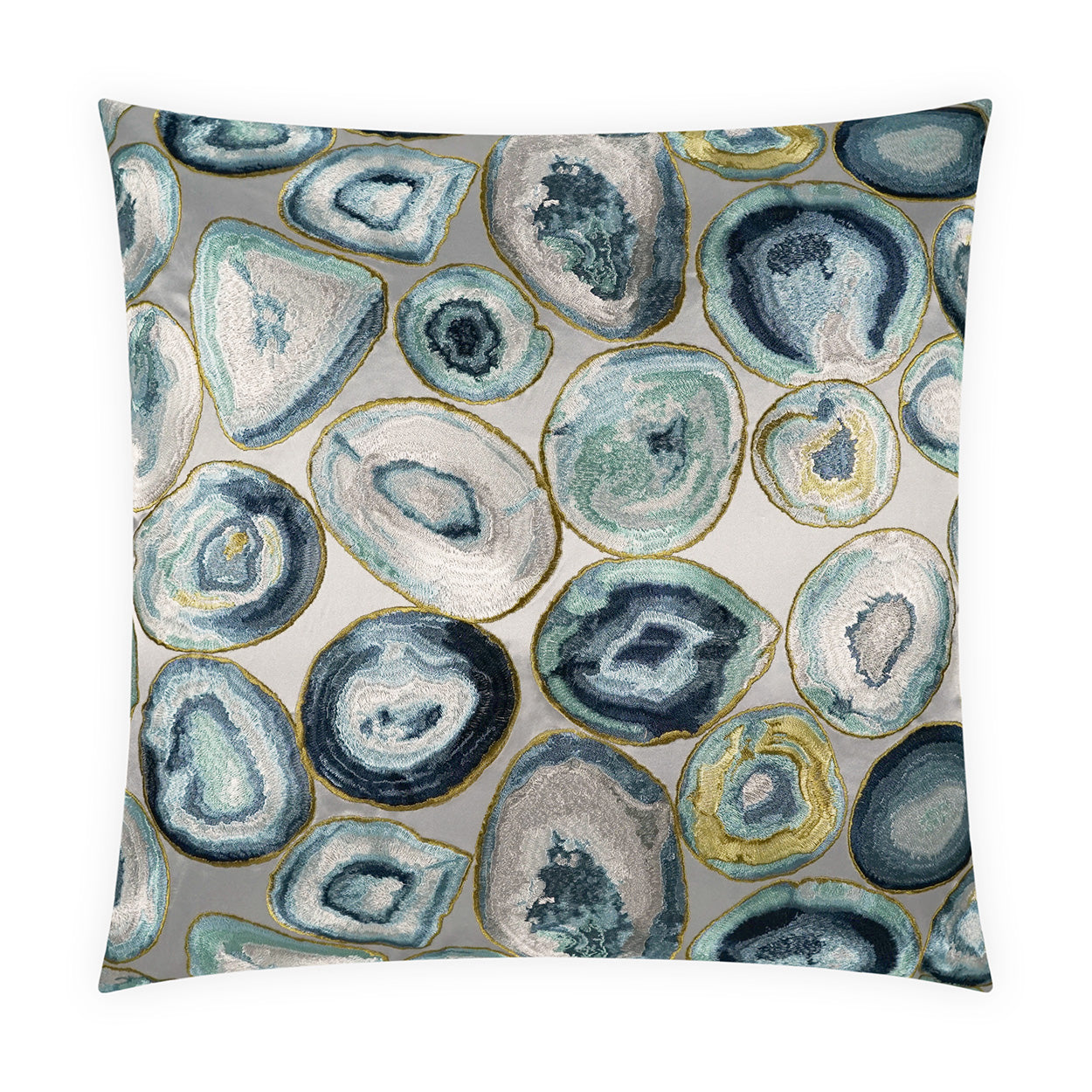 D.V. KAP HOME   24" x 24" Cali Pillow - Marine Glam, Novelty, Embroidery    - 3699-M-2424