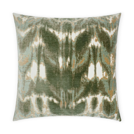 D.V. KAP HOME   24" x 24" Kanoko Pillow - Eucalyptus Global    - 3703-E-2424