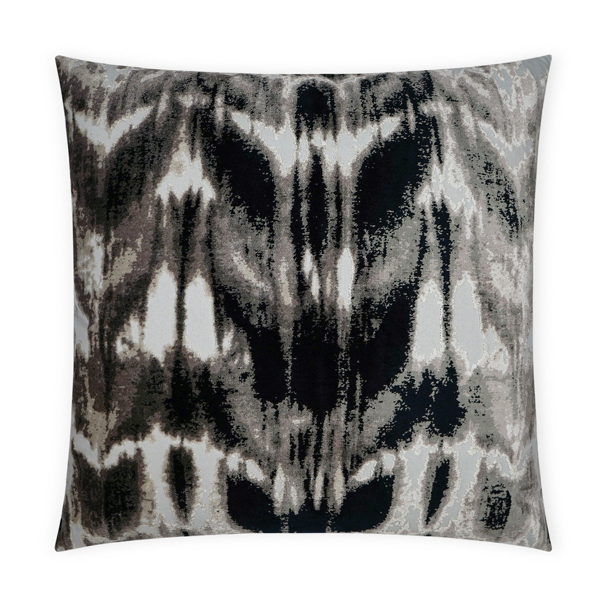 D.V. KAP HOME   24" x 24" Kanoko Pillow - Grey Global    - 3703-G-2424