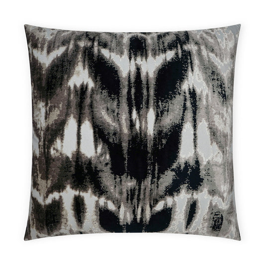 D.V. KAP HOME   24" x 24" Kanoko Pillow - Grey Global    - 3703-G-2424