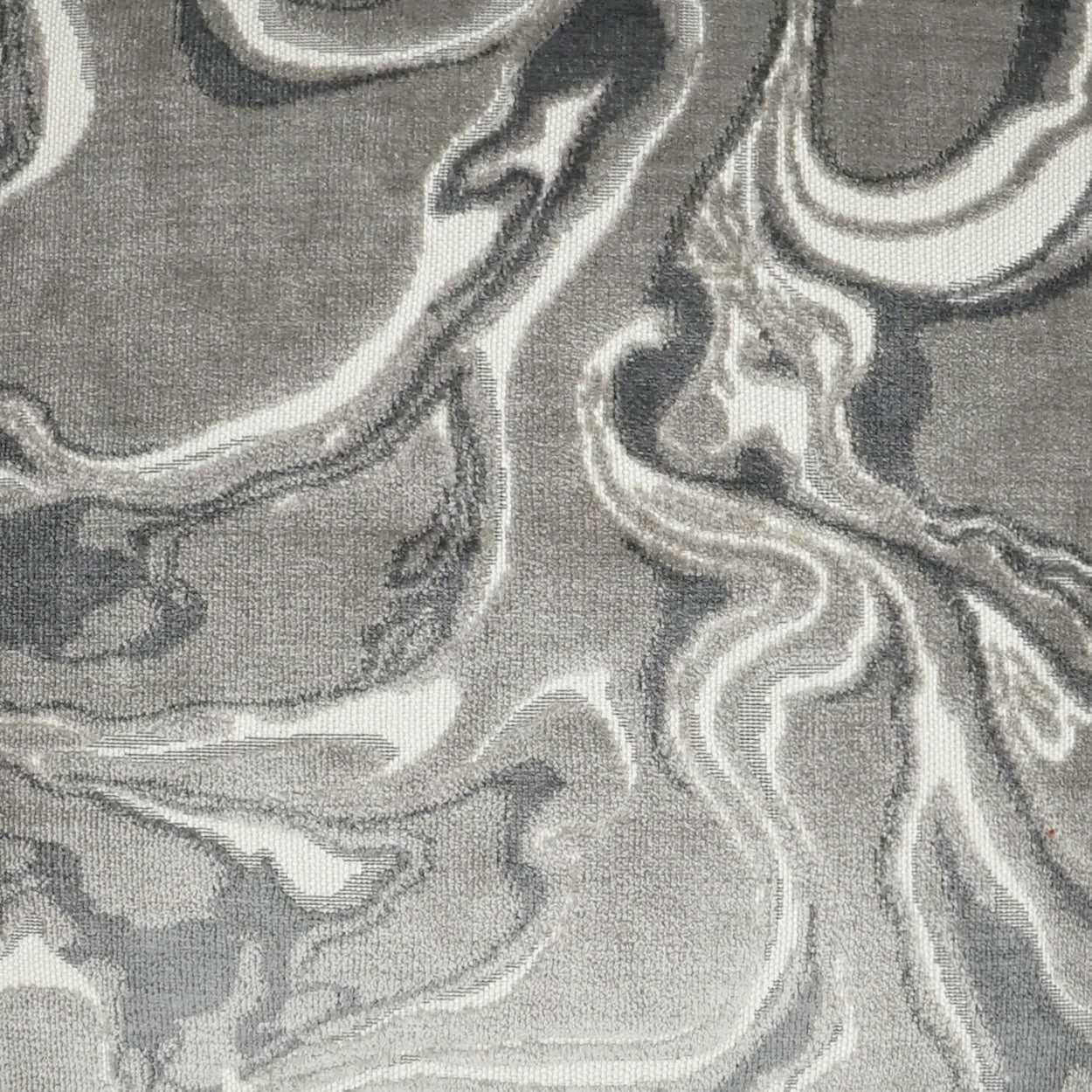 D.V. KAP HOME   24" x 24" Rhapsody Pillow - Grey Abstract    - 3704-G-2424