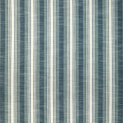 KRAVET DESIGN INDOOR / OUTDOOR STRIPES WHITE,TEAL,BLUE   - 37046.5.0