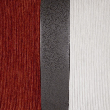 D.V. KAP HOME   24" x 24" Ridges Band Pillow - Paprika/Ivory Color Block, Band / Ribbon    - 3705-PI-2424