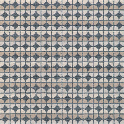 KRAVET CONTRACT CRYPTON GEOMETRIC BLUE,IVORY,BEIGE   - 37051.1161.0