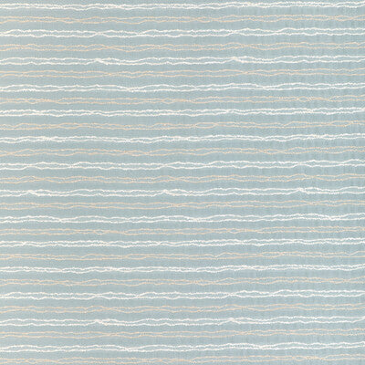 KRAVET DESIGN INDOOR / OUTDOOR STRIPES SPA,IVORY,LIGHT BLUE   - 37057.15.0