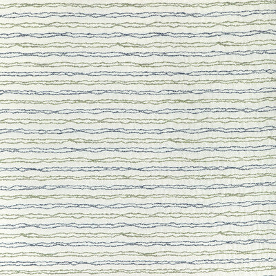 KRAVET DESIGN INDOOR / OUTDOOR STRIPES WHITE,GREEN,BLUE   - 37057.51.0