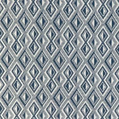 KRAVET DESIGN INDOOR / OUTDOOR TEXTURE WHITE,DARK BLUE,BLUE   - 37058.51.0