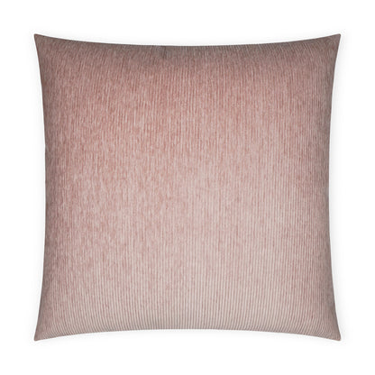 D.V. KAP HOME   24" x 24" Ridges Pillow - Blush Solid, Stripes, Textured    - 3706-B-2424