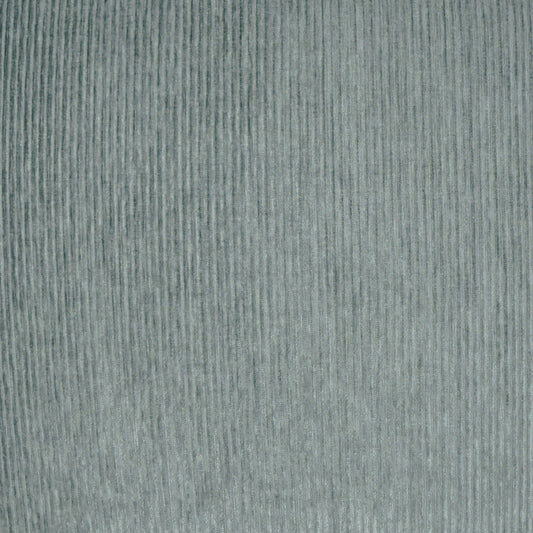 Blue-gray ribbed fabric with corduroy-like texture and vertical wales, soft matte finish.