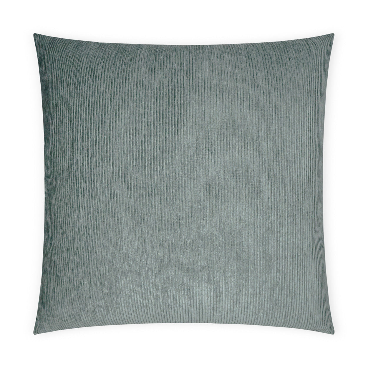 D.V. KAP HOME   24" x 24" Ridges Pillow - Haze Solid, Stripes, Textured    - 3706-H-2424