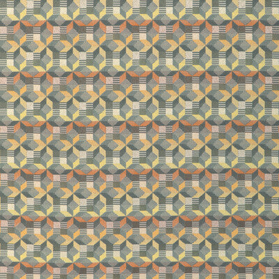 KRAVET CONTRACT CRYPTON SMALL SCALE GREY,YELLOW,YELLOW   - 37067.411.0