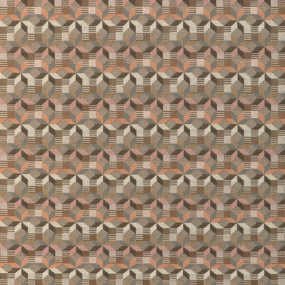 KRAVET CONTRACT CRYPTON SMALL SCALE TAUPE,ORANGE,BEIGE   - 37067.612.0