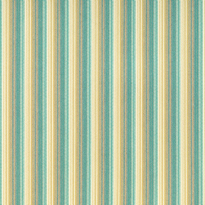 KRAVET CONTRACT CRYPTON STRIPES TURQUOISE,YELLOW,WHITE   - 37068.314.0