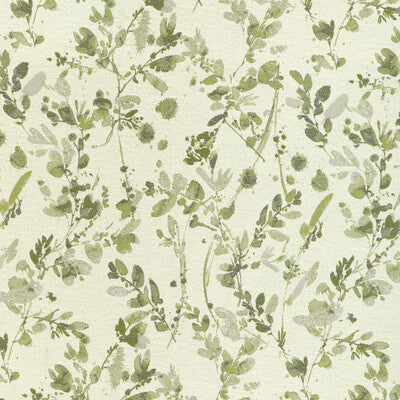 KRAVET CONTRACT CRYPTON BOTANICAL & FLORAL IVORY,GREEN,GREEN   - 37072.123.0