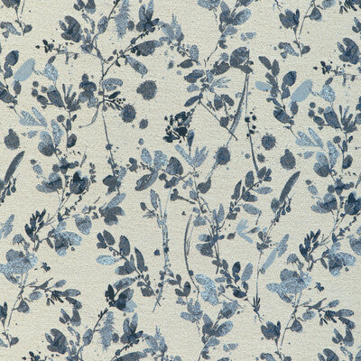 KRAVET CONTRACT CRYPTON BOTANICAL & FLORAL IVORY,BLUE,LIGHT BLUE   - 37072.155.0